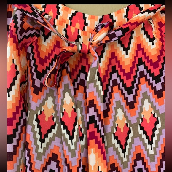 Xhilaration Bright Pink Print Swim/Beach Cover Up Pants NWOT Size S - Picture 3 of 8